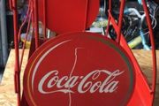 Coca Cola Italian Metal Display Unit