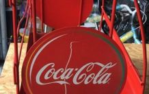 Coca Cola Italian Metal Display Unit