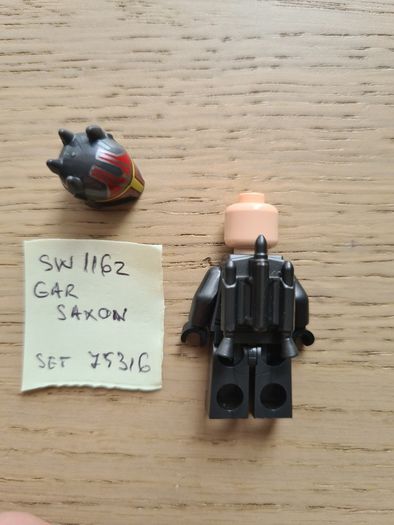 lego  sw1162 Gar Saxon, set star wars 75316
