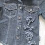Miniman Etait Une Fee denim black jacket 8 yrs Image 2