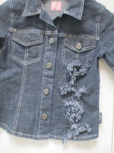 Miniman Etait Une Fee denim black jacket 8 yrs