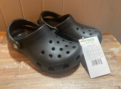 Crocs Classic clogs classic sandals black unisex J11 new