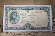 1 Pound Lady Lavery 17/9/70 IRISH NOTE