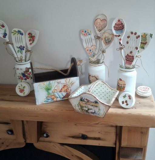 Set Of 3 Decorative Kitchen Utensils in the Jar