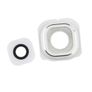 Back Camera Lens Frame Holder for Samsung Galaxy S6 Edge Silver-#115523 Image 2