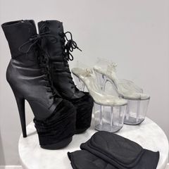 Pole dancing footwear
