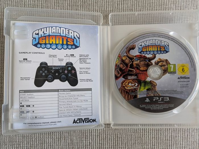 PS3 Skylanders Giants - Complete with Manual - PAL - PEGI 7