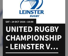Leinster v Munster tickets family ticket