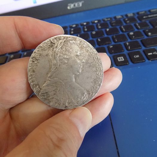 Austria 1780 Silver Thaler.Maria Theresa.83%3 Silver.