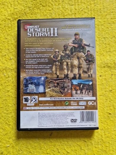 Conflict Desert Storm II 2  PlayStation2 Ps2 games Original