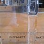 Modern lucite acrylic photo frame with glass insert Image 5