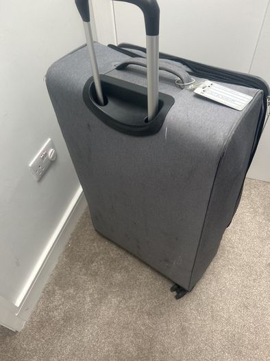 Free big grey suitcase