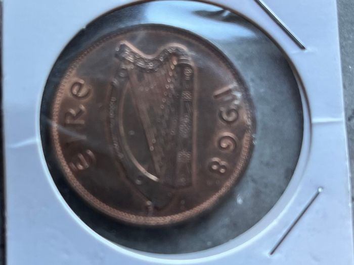 1968 'chickless' Irish Penny - RARE