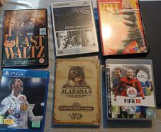PlayStation games and DVDs