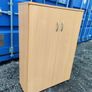 Double Door Office Cabinet Beech  Great Condition Image 2