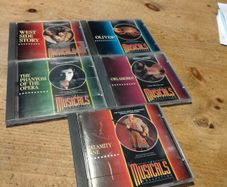 The Musicals collection.  5 cds like new.