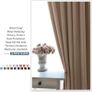NEW SALE | Bedroom Blackout Curtains - Thermal Eyelet Short Kitchen Curtains Energy Saving Curtains for Living Room/Home Office, 2 PCs, W 46-inch x L 54-inch Image 4
