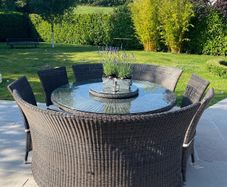 Garden Furniture 8 seater. Round / Circular
