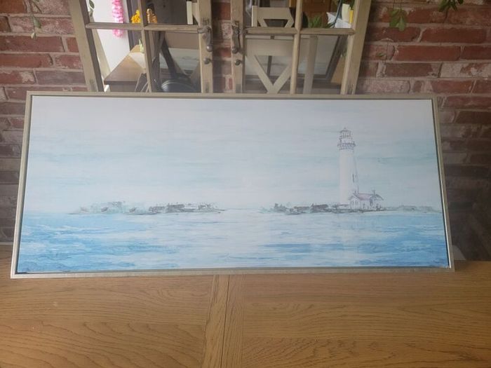 Framed printing lighthouse