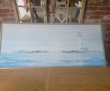 Framed printing lighthouse