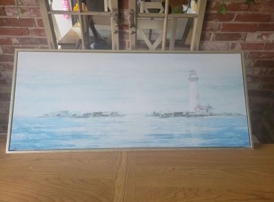 Framed printing lighthouse