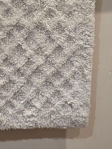 Dune 100% Cotton Bath Mat 80x50cm - Light Grey