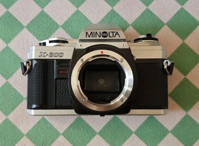 Minolta X-300 (Silver) - Serviced & Ready to Use Film Camera (body only)