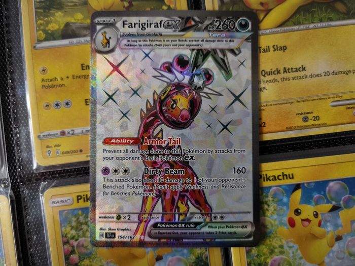 Farigiraf EX ! Special Illustration Rare ! from Temporal Forces Set ! 2024 ! Pokemon Card !