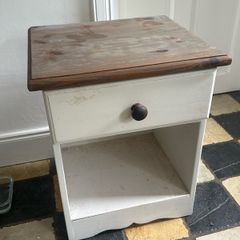 Solid wood bedside locker