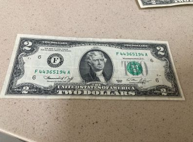 USA 1976 2  Dollars Banknote