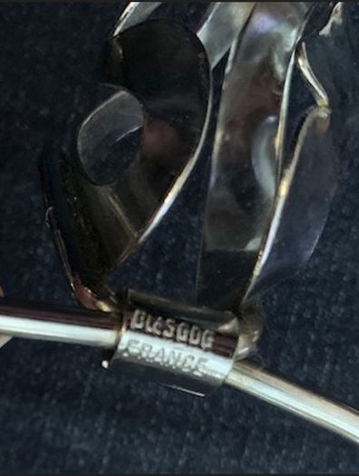 Mid Century French Snail Tongs Brevete SGDG