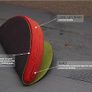 Glass Polish 15921 Semi-Circular Hand Sanding Block, Handheld sanding holder | 150 mm Image 2