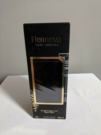 Hennessy Cognac Very Special Black Gold Limited Edition  BOX and Bottle