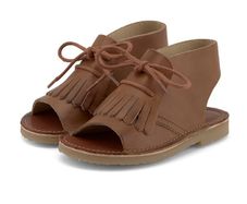 Young Soles Agnes Kilted Lace-up Booted Kid's Sandals Size UK 11 EU 29