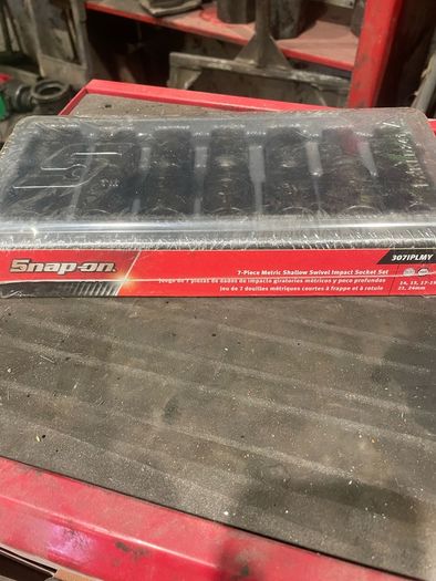 Snap-On 307IPLMY 7 Piece Metric Swivel Impact Socket Set