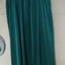 Lillie Rose full length green dress in satin/silk like material Image 5