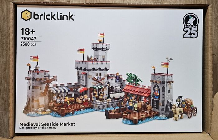 Lego BrickLink 910047 Medieval Seaside Market