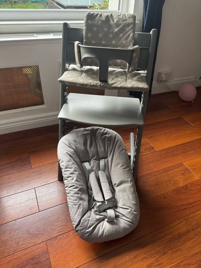 Tripp Trapp storm grey plus extras