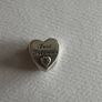 Real Pandora Best friend Heart Charm Image 2