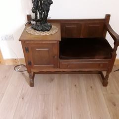 antique phone table