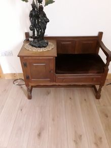 antique phone table