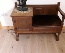 antique phone table