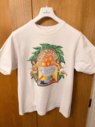 Casablanca Original T-shirt White Cotton Size L