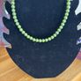 Pearl Necklace (Green Simulated Pearls) Image 5