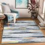 Area Rugs Traditional Rugs Living Room Fluffy Bedroom Rug Striped Design Living Room Rugs Large Modern Rugs for Living Room Soft Area Rug Short Pile Carpets MULTIPLE SIZES AVAILABLE (FREE SHIPPING) Image 4