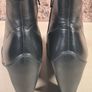 Womens ECCO Sculpted black leather ankle boots zip up Size UK 6 EU 39 Image 5
