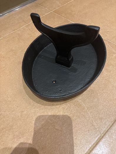 Vintage Cast Iron Black Shoe Scraper