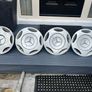 190E Mercedes hubcaps. Came from a 1991 190E. Image 4