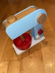 Wooden play food mixer preschool FSC