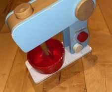 Wooden play food mixer preschool FSC